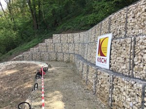 chemin piéton là connections entre les deux lycées 4.5.2020